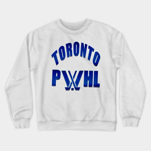 Distressed blue Toronto PWHl Crewneck Sweatshirt by thestaroflove